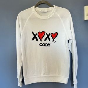 Peloton XOXO Cody Sweatshirt. Size Small.